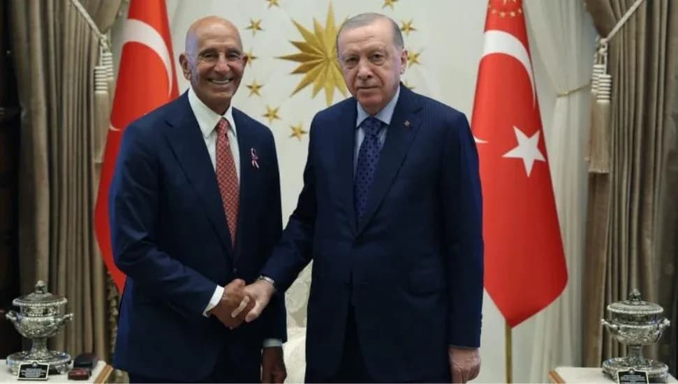 Recep Tayyip Erdoğan, Tom Barrack ile görüştü