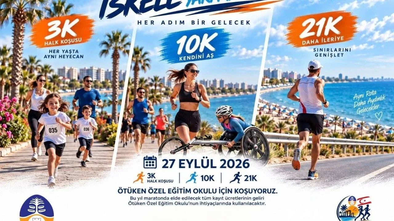 İlk İskele Uluslararası Yarı Maratonu pazar günü koşulacak