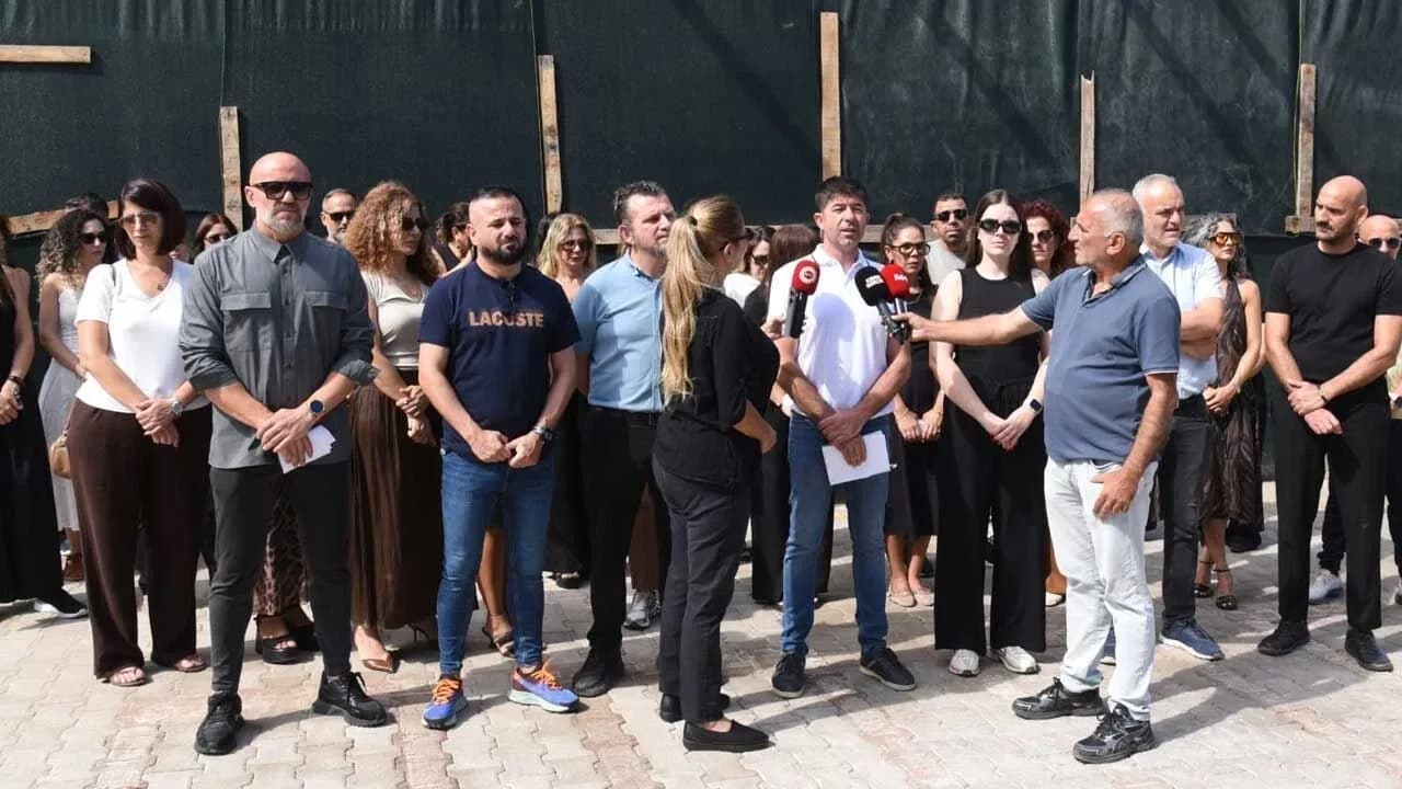 KTOEÖS, Namık Kemal Lisesi’nde basın açıklaması yaptı
