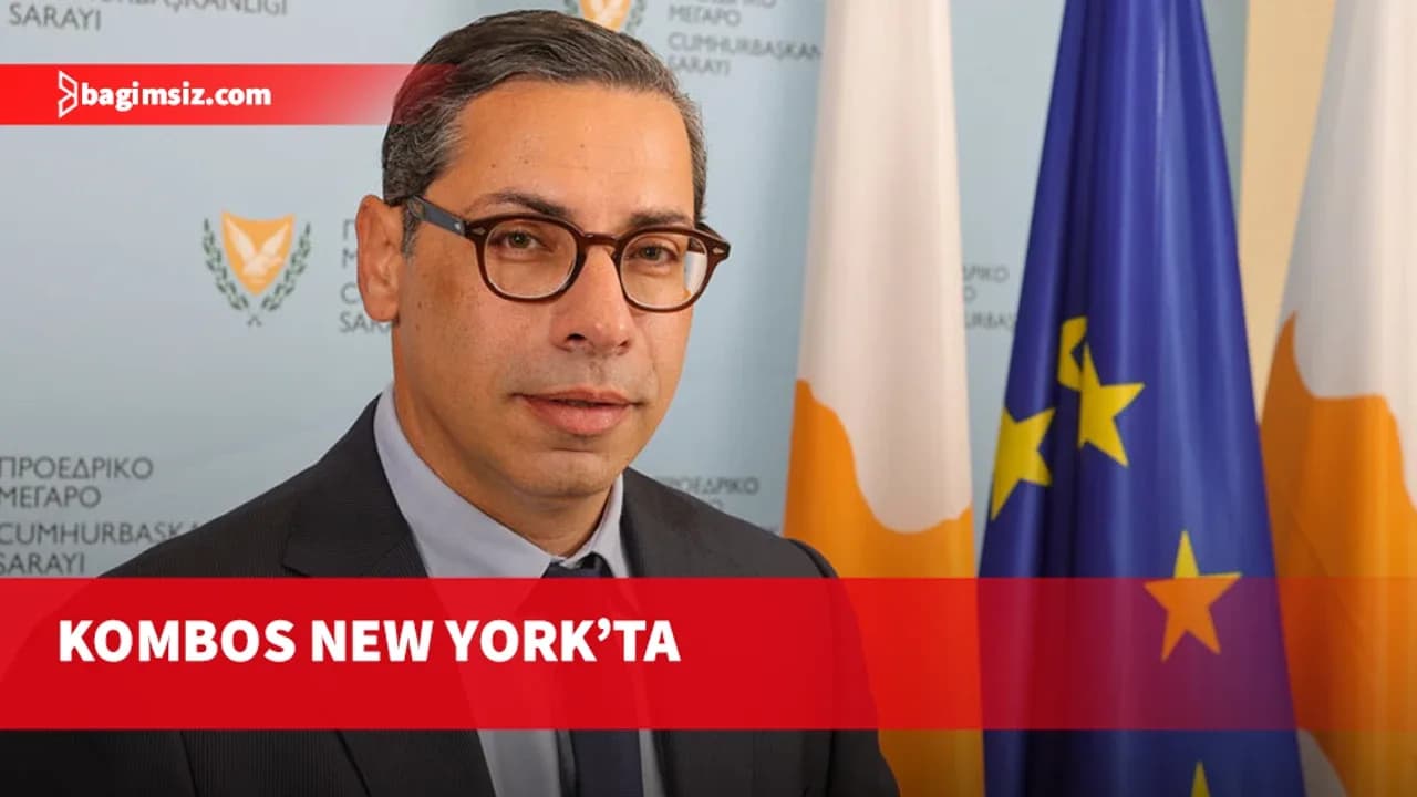 Rum Dışişleri Bakanı Konstantinos Kombos New York'ta