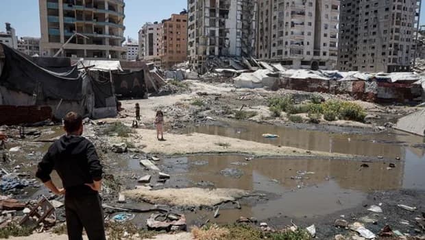 BM: Gazze'de nüfusun 5'te 1'i sel riski bulunan alanlarda yaşıyor
