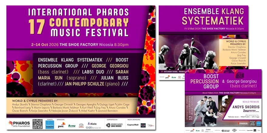 4 muhteşem konserlik 17. Uluslararası Pharos Çağdaş Müzik Festivali 2 Ekim’de başlıyor