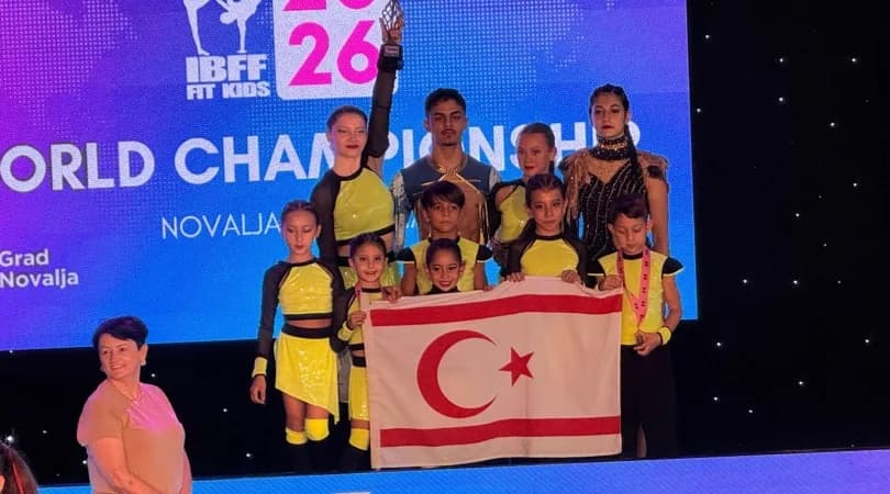 KKTC Çocuk Fitness sporcuları Hırvatistan’daki Dünya Fit Kids Şampiyonasında önemli başarılar elde etti