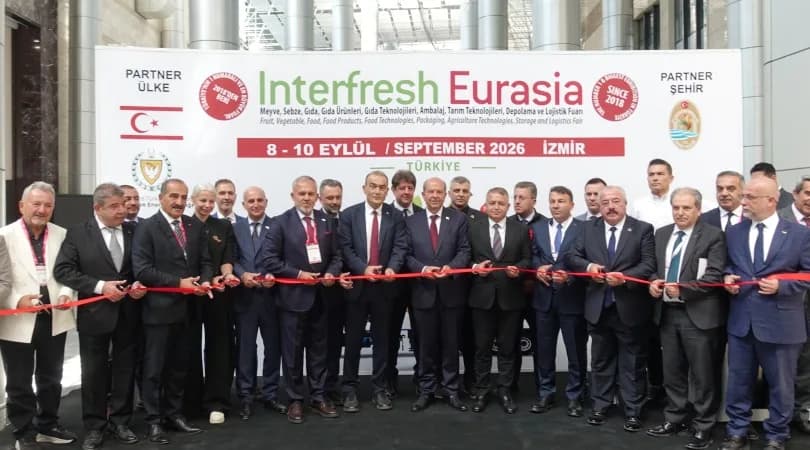 İzmir’de Interfresh Eurasia Fuarı açıldı: KKTC “partner ülke” olarak yer aldı