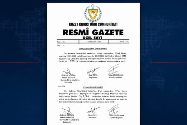 Filo jet faciası I Müsteşar, Bakanlık Müdürü ve Limanlar Dairesi Müdürü görevden alındı