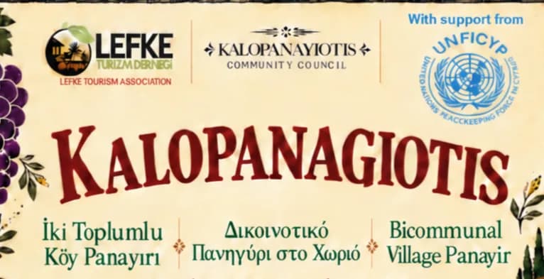 Kıbrıslı Türkler ile Kıbrıslı Rumlar Kalopanayiotis’te köy panayırında buluşacak