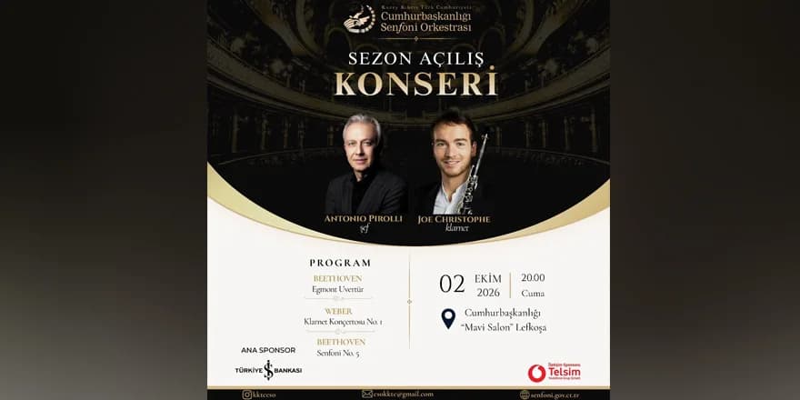 CSO’nun yeni sezon açılış konseri 2 Ekim’de...