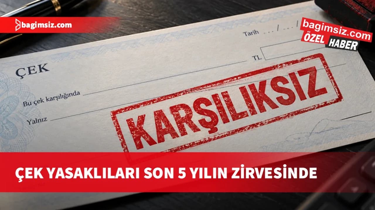 KKTC Merkez Bankası’nın verilerine göre, 2026’nın ilk yarısında çek yasağına takılanlar hızlı arttı