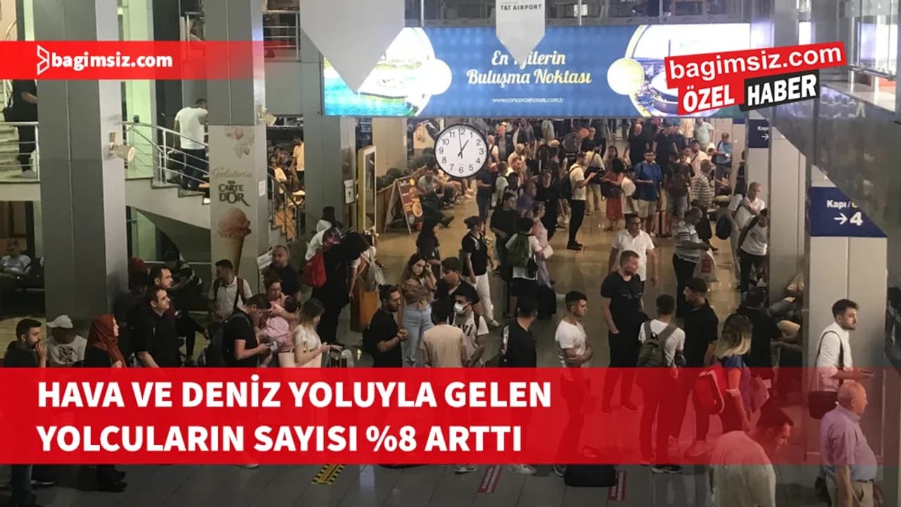 KKTC’ye 7 ayda 1,7 milyondan fazla yolcu geldi