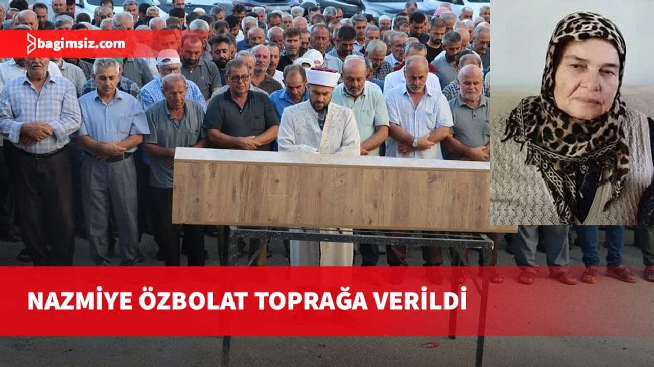 Filo Jet faciasında hayatını kaybeden Nazmiye Özbolat memleketi Hatay'da son yolculuğuna uğurlandı...