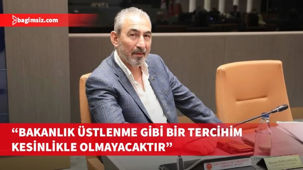 Tosunoğlu: Bakanlık üstlenmeyeceğim, nisap krizi yaratmayacağım