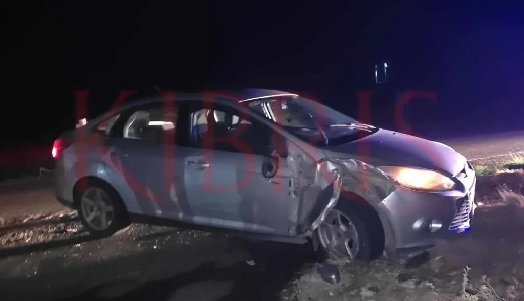 İskele-Karpaz Anayolu’nda iki araç çarpıştı!
