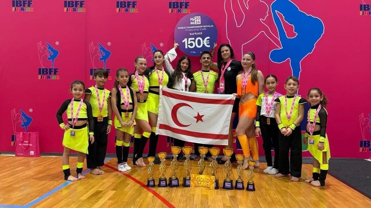 KKTC Çocuk Fitness sporcuları Hırvatistan’da önemli başarılar elde etti