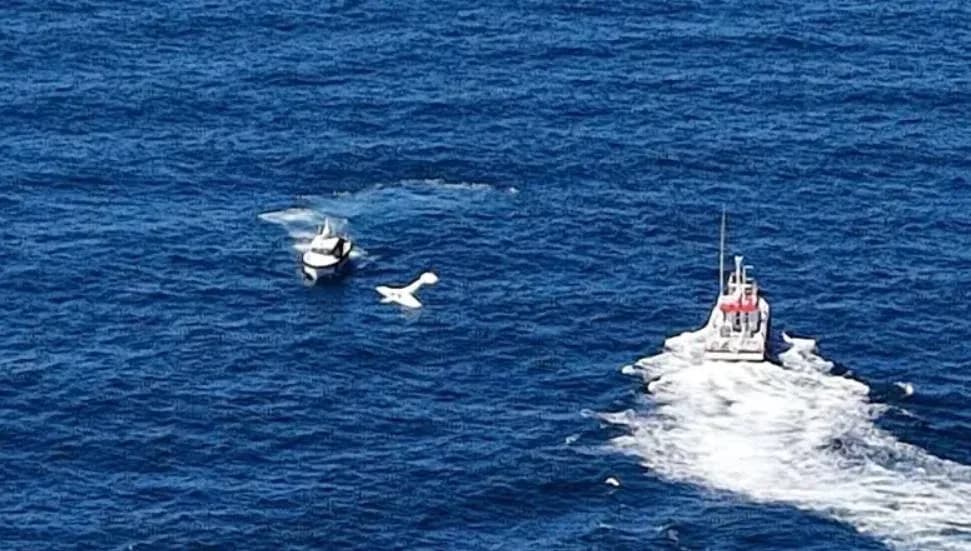 Gürcistan'dan kalkan uçak Rize'de denize acil iniş yaptı: 2 kişi kurtarıldı