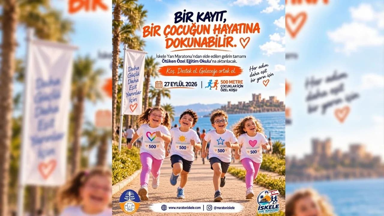İskele Uluslararası Yarı Maratonu 27 Eylül’de düzenlenecek