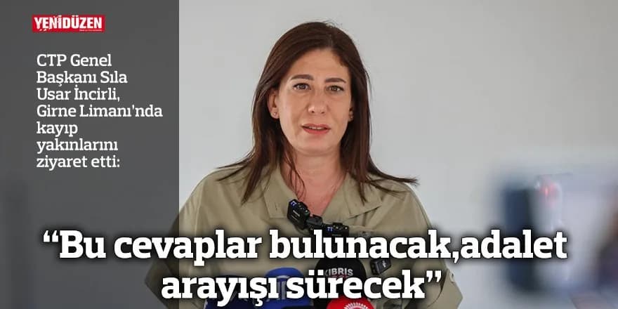 "Bu cevaplar bulunacak, adalet arayışı sürecek"
