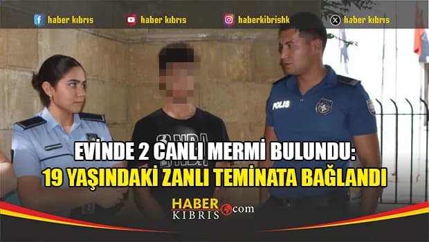 Evinde 2 Canlı Mermi Bulundu: 19 Yaşındaki Zanlı Teminata Bağlandı
