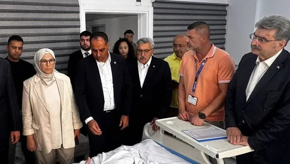 AK Parti Genel Başkan Yardımcısı Yayman, kazazedeleri ziyaret etti