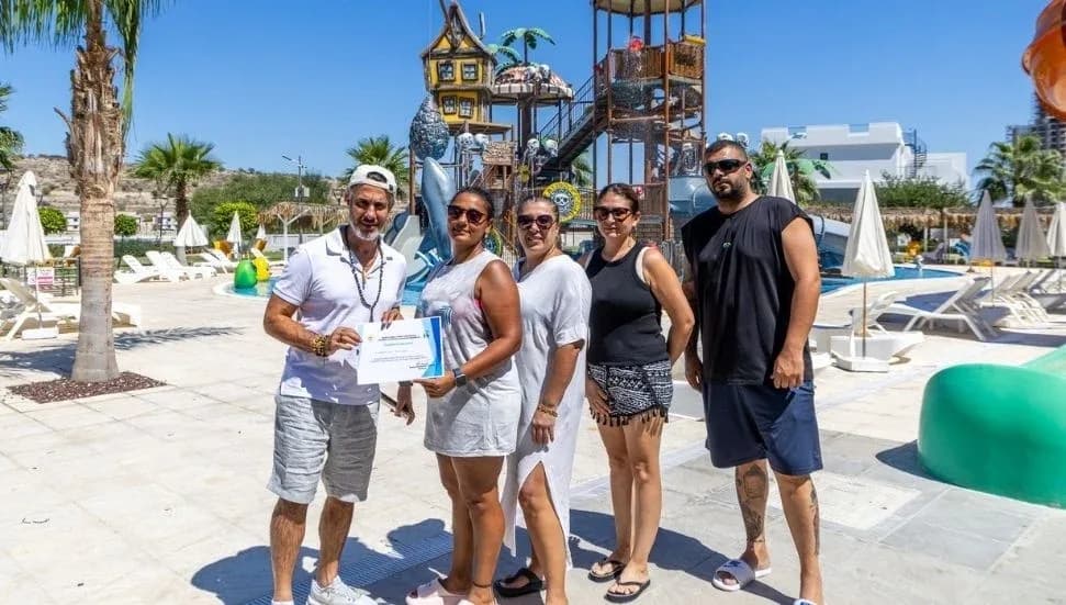 Afik for the Community, Sosyal Hizmetler Çocuk Yuvası'nı Aqua Park'ta ağırladı