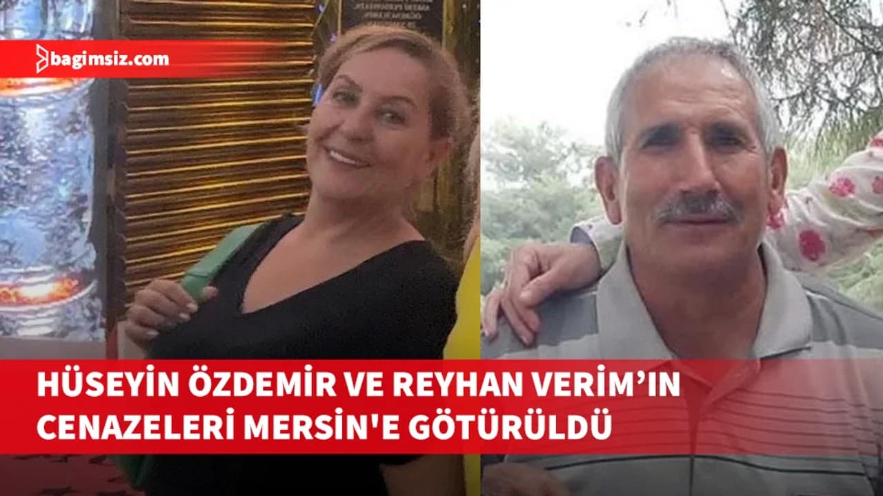 Girne Limanı’ndaki kazada hayatını kaybedenlerin cenazeleri Mersin’e götürüldü