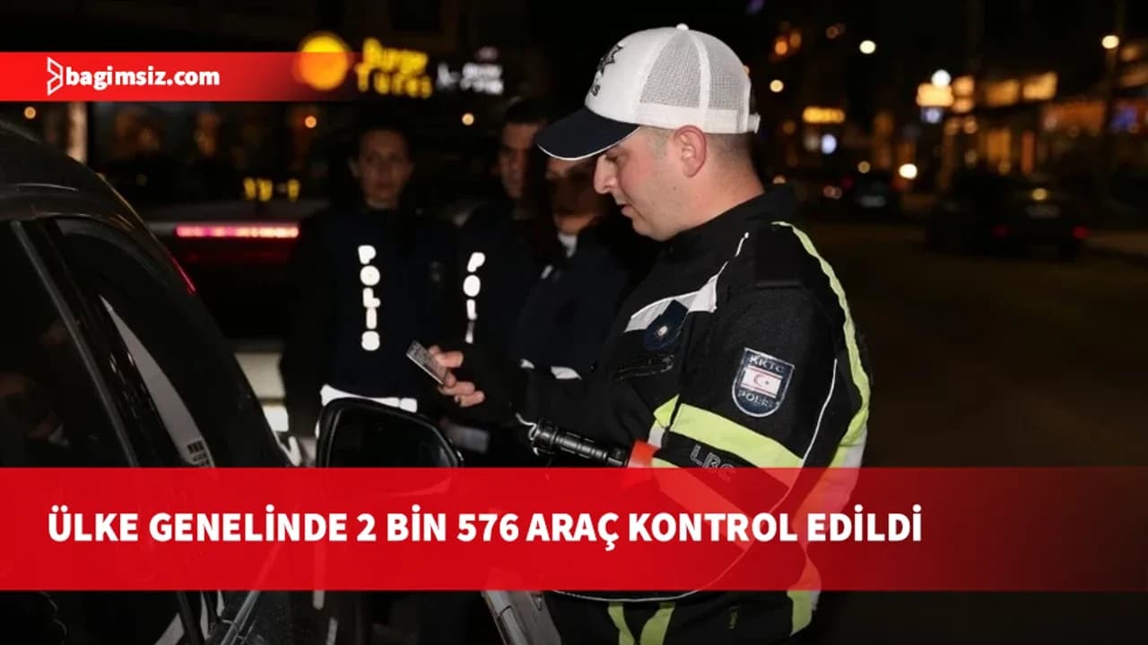 Ülke genelinde trafik denetimi: 310 sürücü rapor edildi, 15 araç trafikten men edildi!