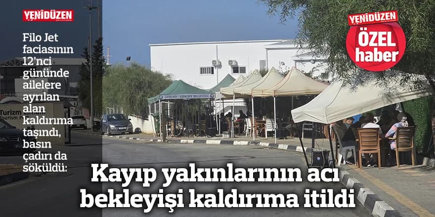 Kayıp yakınlarının bekleyişi kaldırımda sürüyor