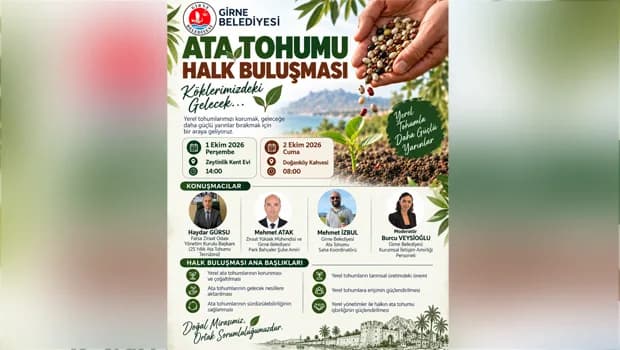 Girne Belediyesi, "Ata Tohumu Halk Buluşması" düzenliyor
