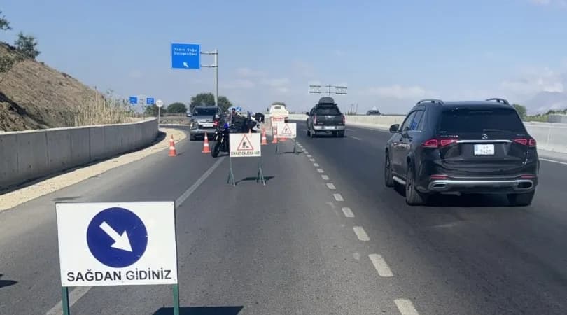 Lefkoşa Kuzey Çevre Yolu’nun bir bölümü trafiğe kapatıldı