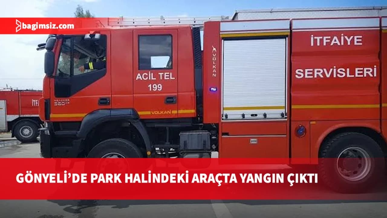 Gönyeli'de araçta korkutan yangın: Araç unutulan powerbank alev aldı!