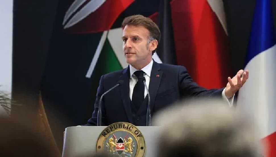 Macron: Rusya'ya yeni yaptırımları destekliyoruz