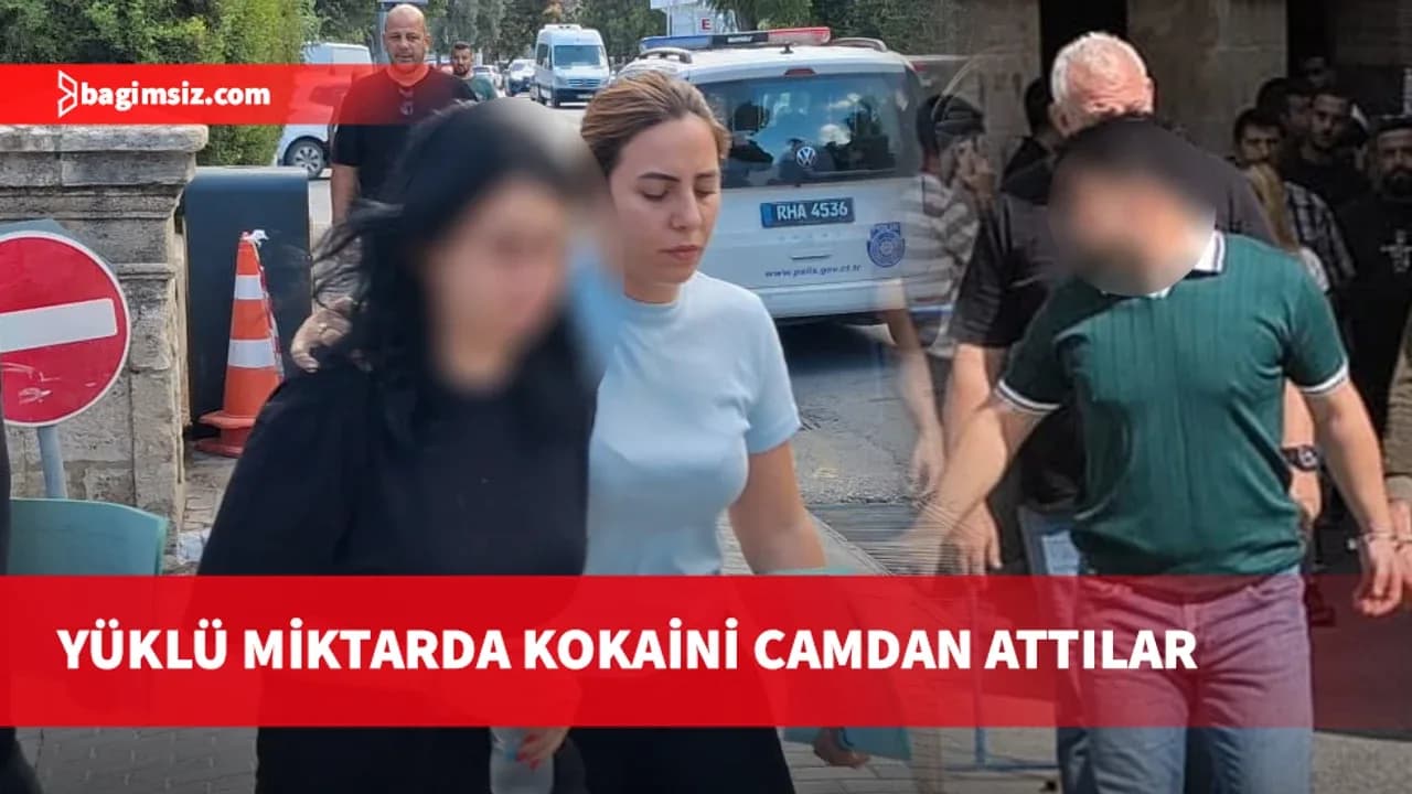 Girne’de eski karı koca uyuşturucu ağının ortasında yakalandı