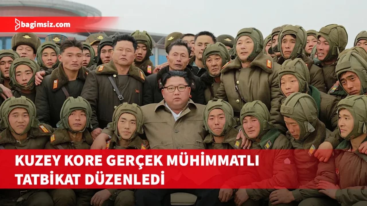 Kuzey Kore gerçek mühimmatlı tatbikat düzenlediğini bildirdi