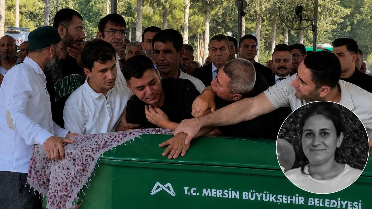 Gemi faciasında hayatını kaybeden Gülcan Gürel, Mersin’de defnedildi