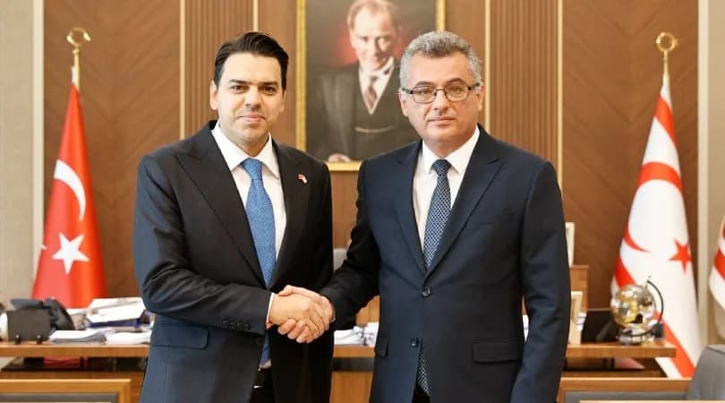 Cumhurbaşkanı Erhürman, TİKA Başkanı Eren ile heyetini kabul etti