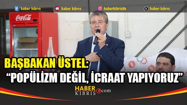 Üstel: “Rahat olun; biz yine birinci partiyiz, yine iktidardayız”