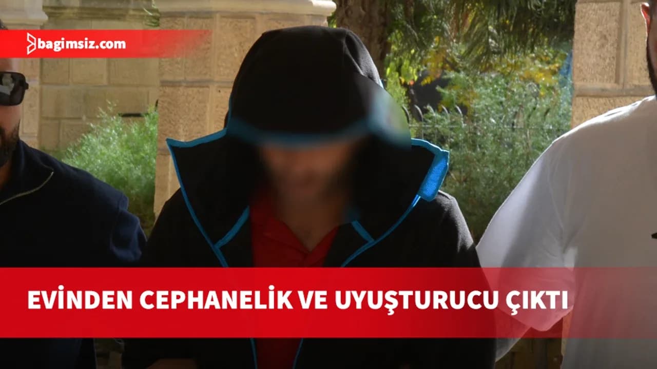 Lefkoşa’da evden 2 tabanca ve yüklü miktarda uyuşturucu çıktı
