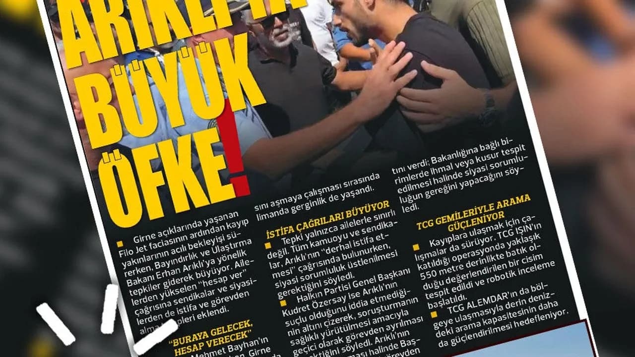 2 Eylül 2026 KIBRIS GERÇEK MANŞET