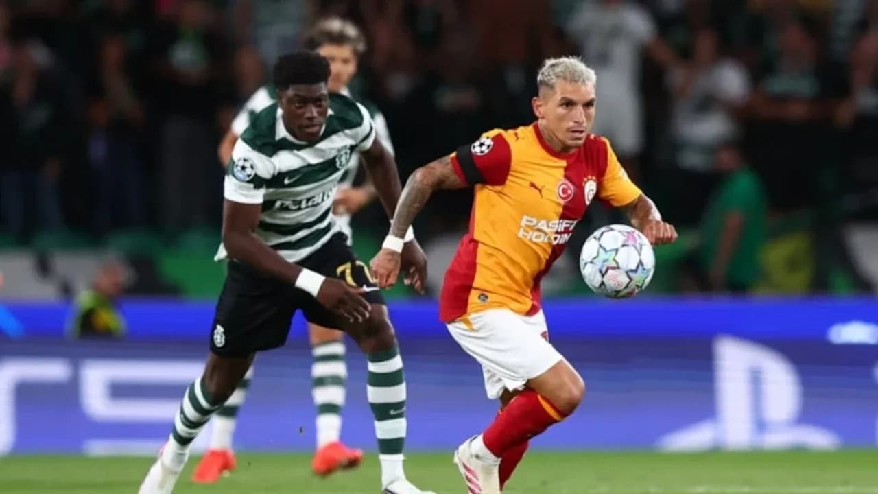Şampiyonlar Ligi’nde nefes kesen ilk yarı: Sporting 1-1 Galatasaray
