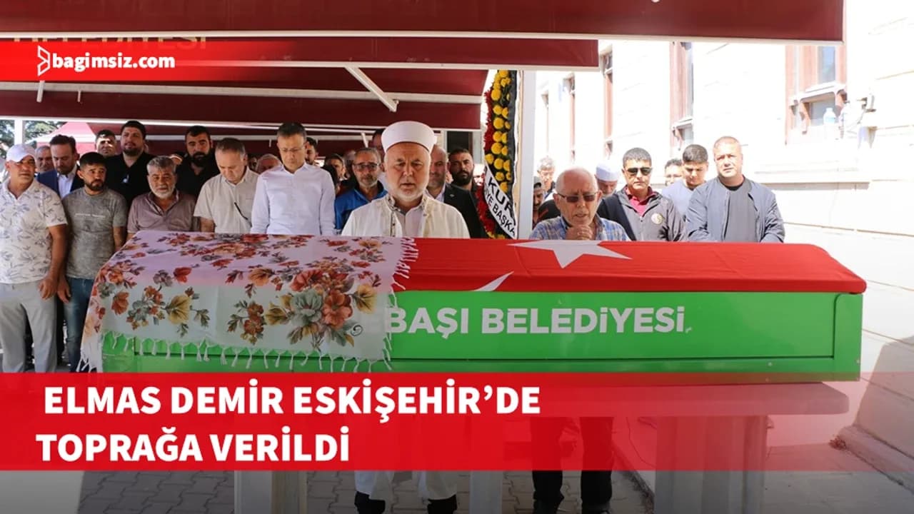 KKTC'deki gemi kazasında ölen Elmas Demir Eskişehir'de toprağa verildi