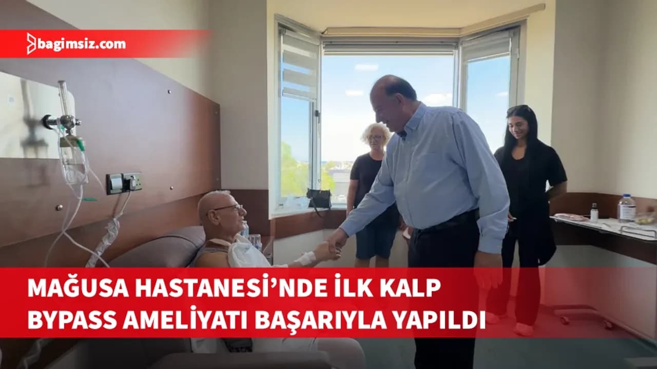 Mağusa Hastanesi’nde ilk kalp By-pass ameliyatı başarıyla gerçekleştirildi
