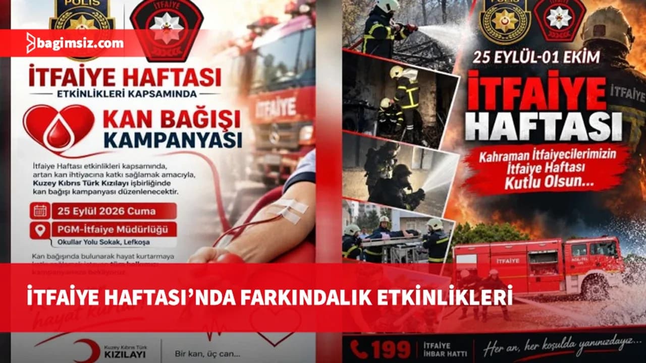 İtfaiye Haftası’nda yangınlara karşı farkındalık etkinlikleri düzenlenecek
