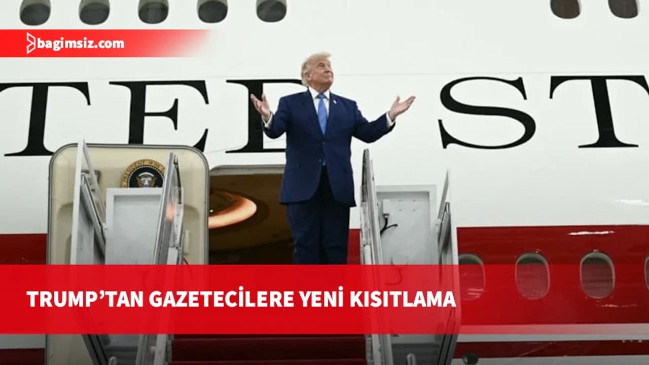 Trump'tan gazetecilere yeni yasak: Başkanlık uçağına almadı