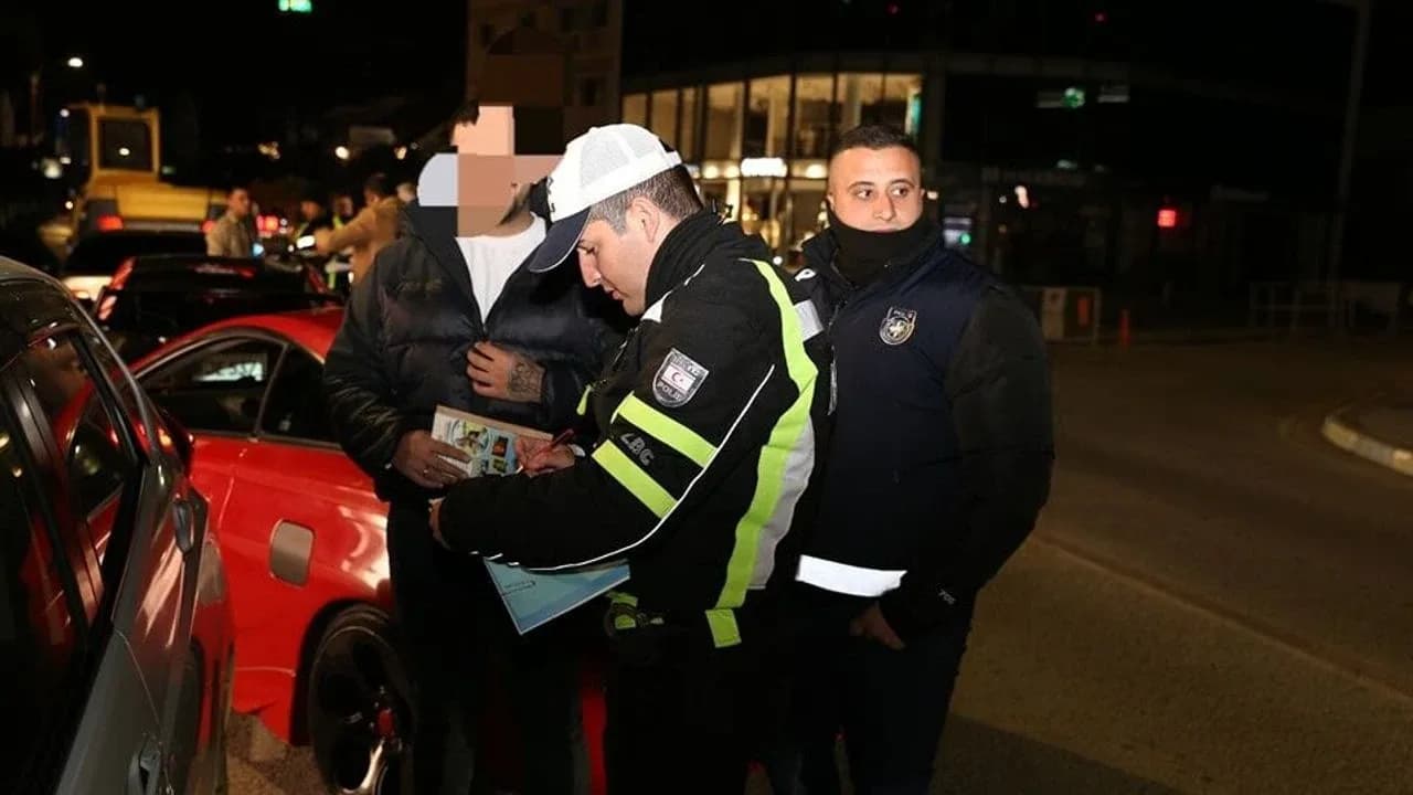Trafik denetimlerinde 310 sürücü rapor edildi