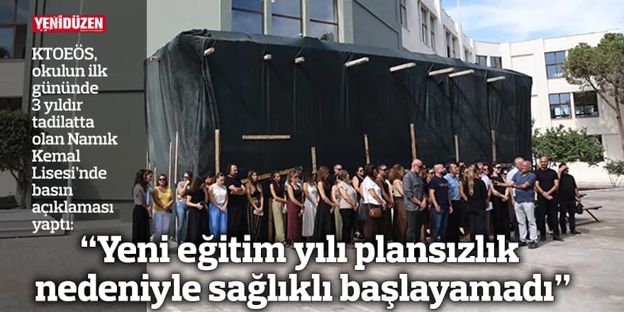 “Yeni eğitim yılı plansızlık nedeniyle sağlıklı başlayamadı”
