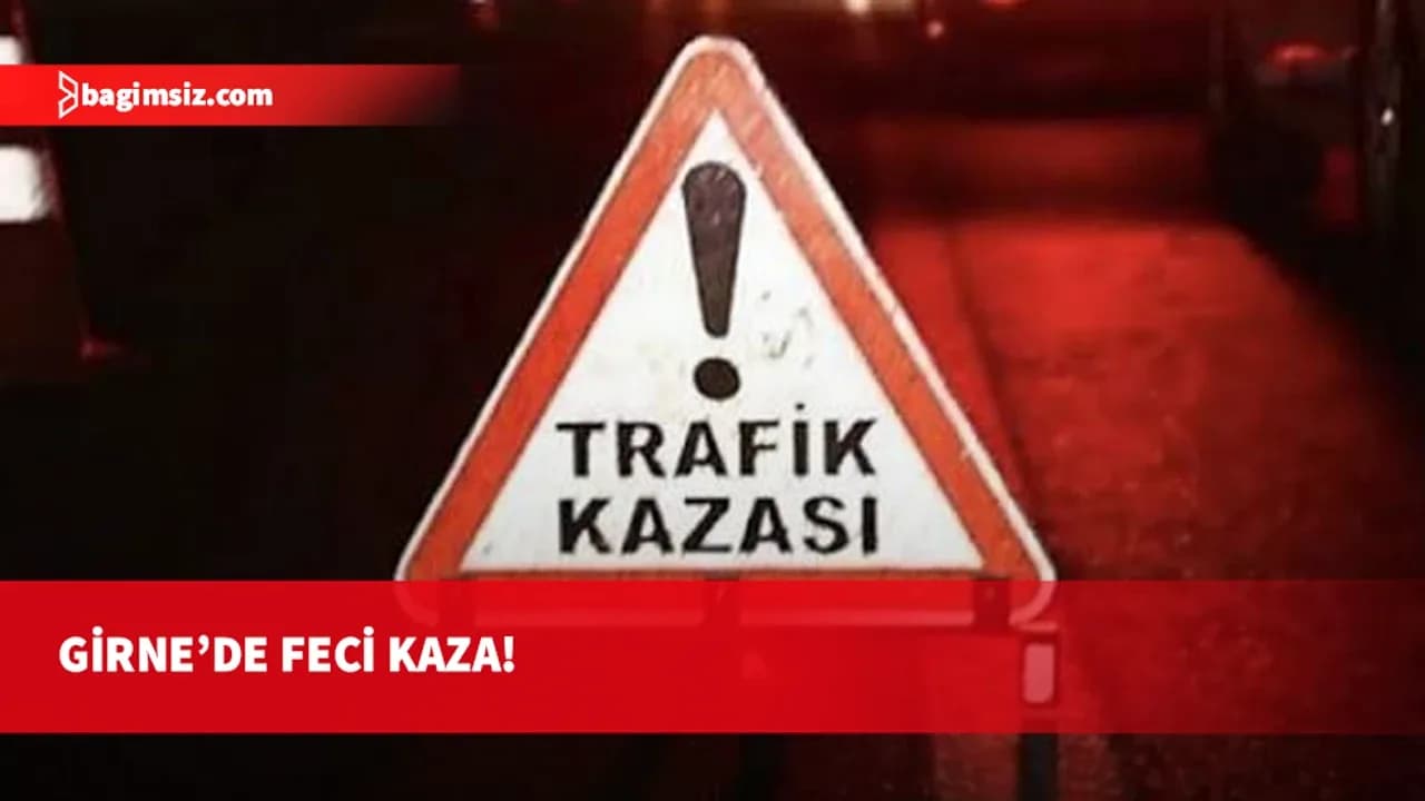 Girne'de yayaya otobüs çarptı: 1 ağır yaralı