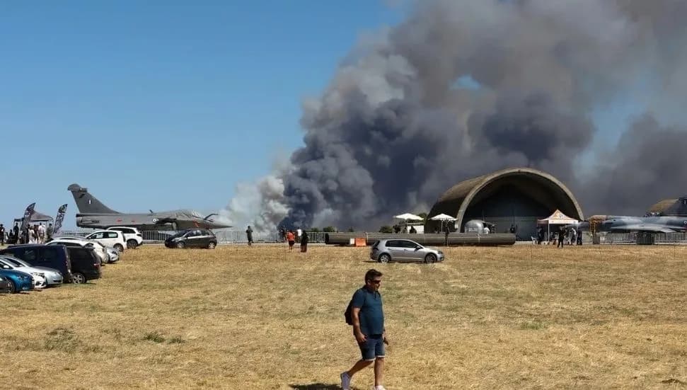 Yunanistan’da hava gösterisi faciaya sahne oldu: 2 pilot hayatını kaybetti