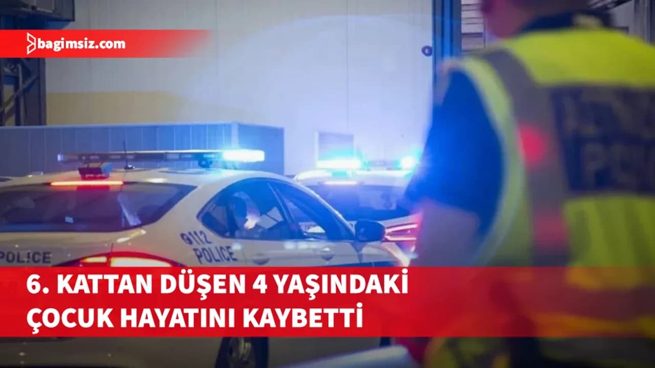 Engomi'de 4 yaşındaki çocuk altıncı kattan düştü