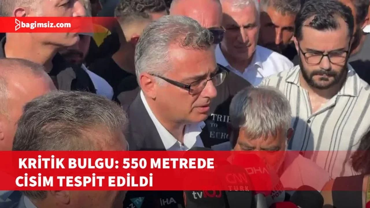 Cumhurbaşkanı Erhürman: 550 metre derinlikte cisim tespit edildi