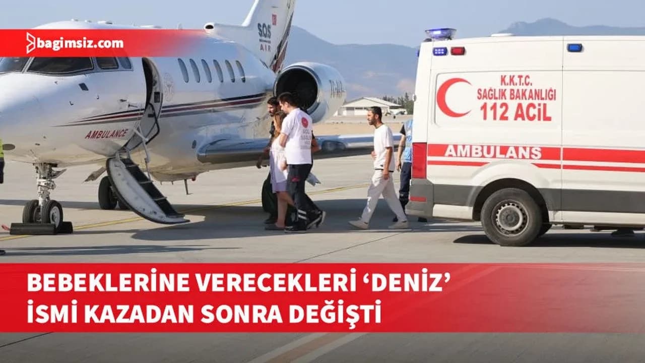 Alabora olan gemiden kurtarılan hamile kadın ambulans uçakla Türkiye'ye gönderildi