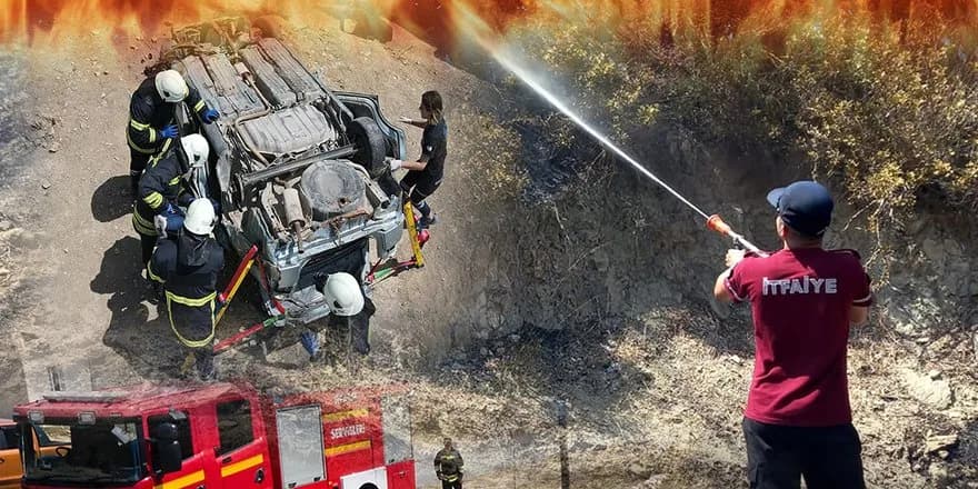 Yangınlar sonucu 2 milyon 504 bin TL’lik zarar oluştu